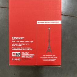 CALIFORNIA NEW Milwaukee M18 Dual Power Tower Light (Tool Only)