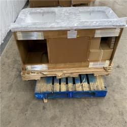Houston Location AS IS - Collette 60 IN Free Standing Mounted Vanity