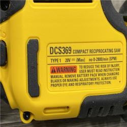 AS-IS DEWALT ATOMIC 20V MAX Cordless Brushless Compact Reciprocating Saw (Tool Only)