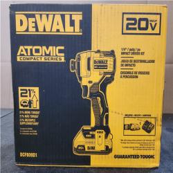 Phoenix NEW DEWALT Atomic 20V Max Lithium-Ion Brushless Cordless Compact 1/4 in. Impact Driver Kit with 2.0Ah Battery and Charger