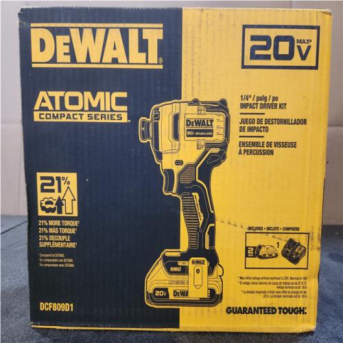 Phoenix NEW DEWALT Atomic 20V Max Lithium-Ion Brushless Cordless Compact 1/4 in. Impact Driver Kit with 2.0Ah Battery and Charger