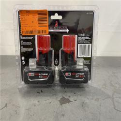 New! - Milwaukee M12 12-Volt Lithium-Ion XC Extended Capacity 3.0Ah Battery Pack (2Pack)