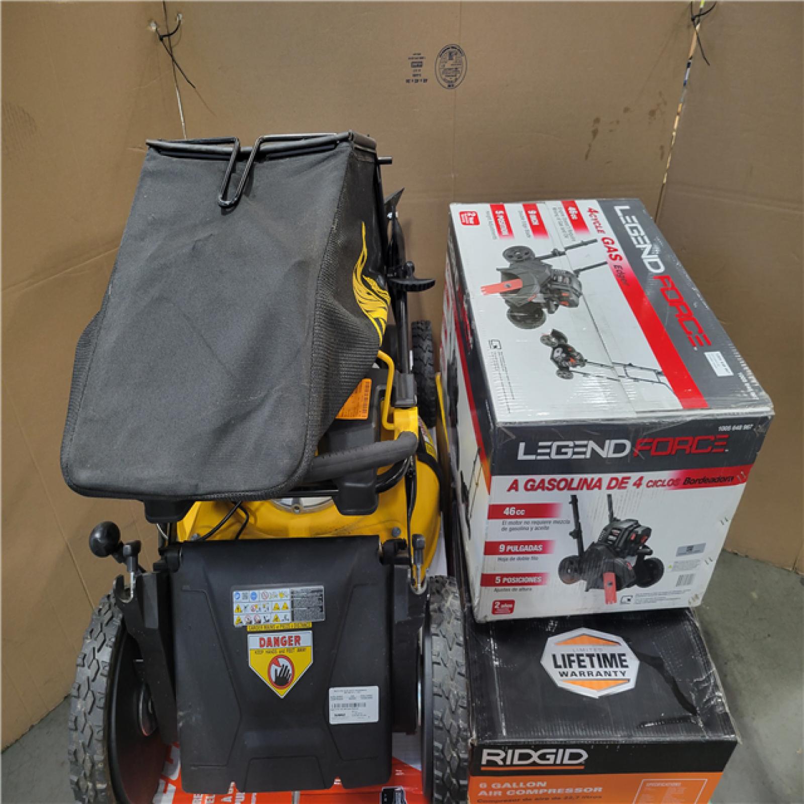 CALIFORNIA AS-IS OUTDOOR POWER EQUIPMENT