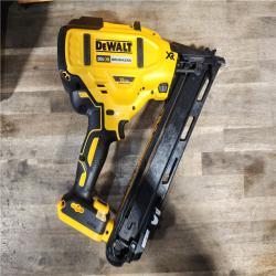 HOUSTON LOCATION - AS-IS DeWalt 20V MAX XR 15 Ga. Cordless 34 Deg Nailer Kit (Battery & Charger) 20 V