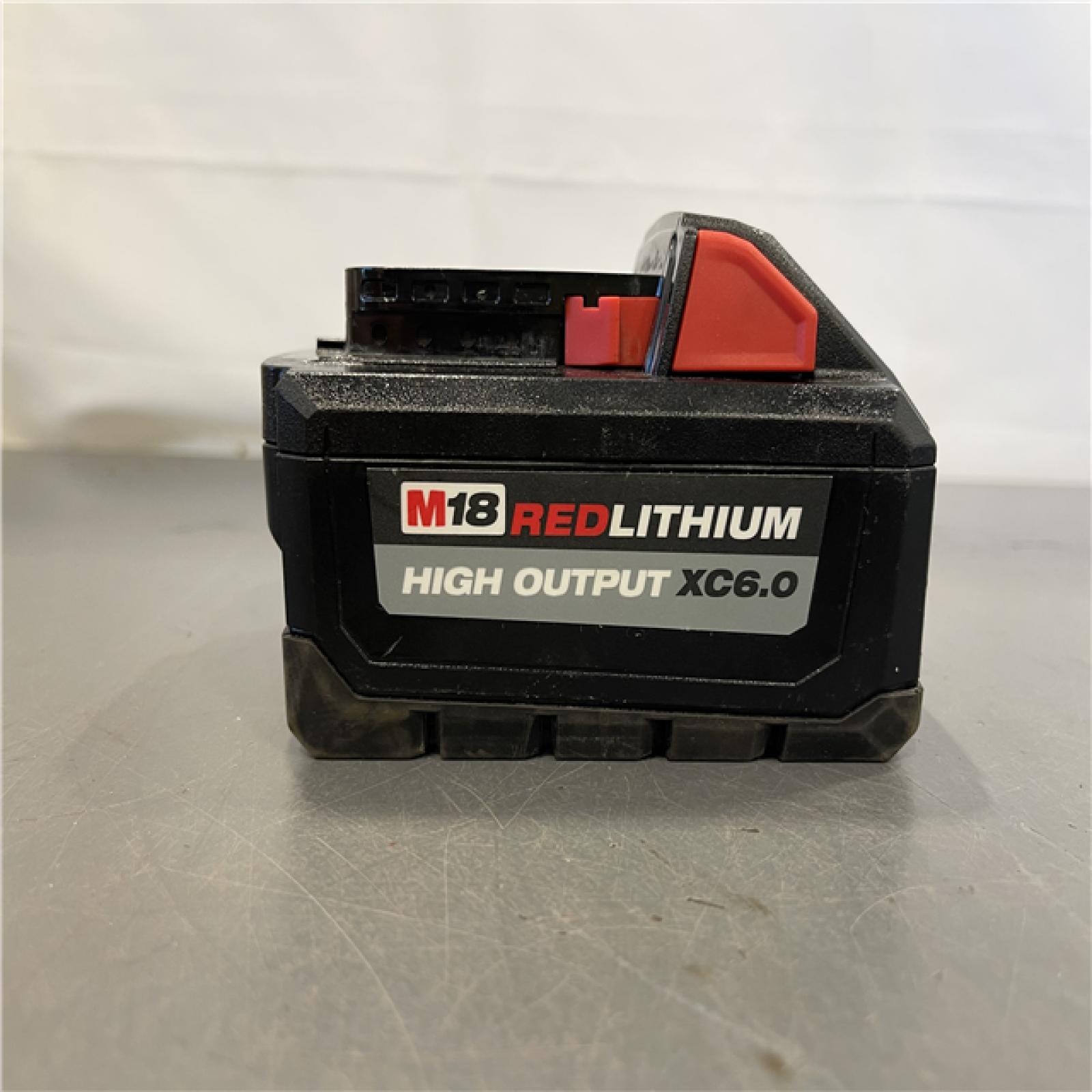 AS-IS - Milwaukee M18 REDLITHIUM HIGH OUTPUT 6.0Ah Battery