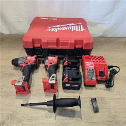 AS-IS Milwaukee FUEL 18V Cordless Hammer Drill and Impact Driver Combo Kit