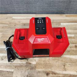 HOUSTON LOCATION - AS-IS Milwaukee M18 18V Dual Bay Simultaneous Super Charger (TOOL ONLY)