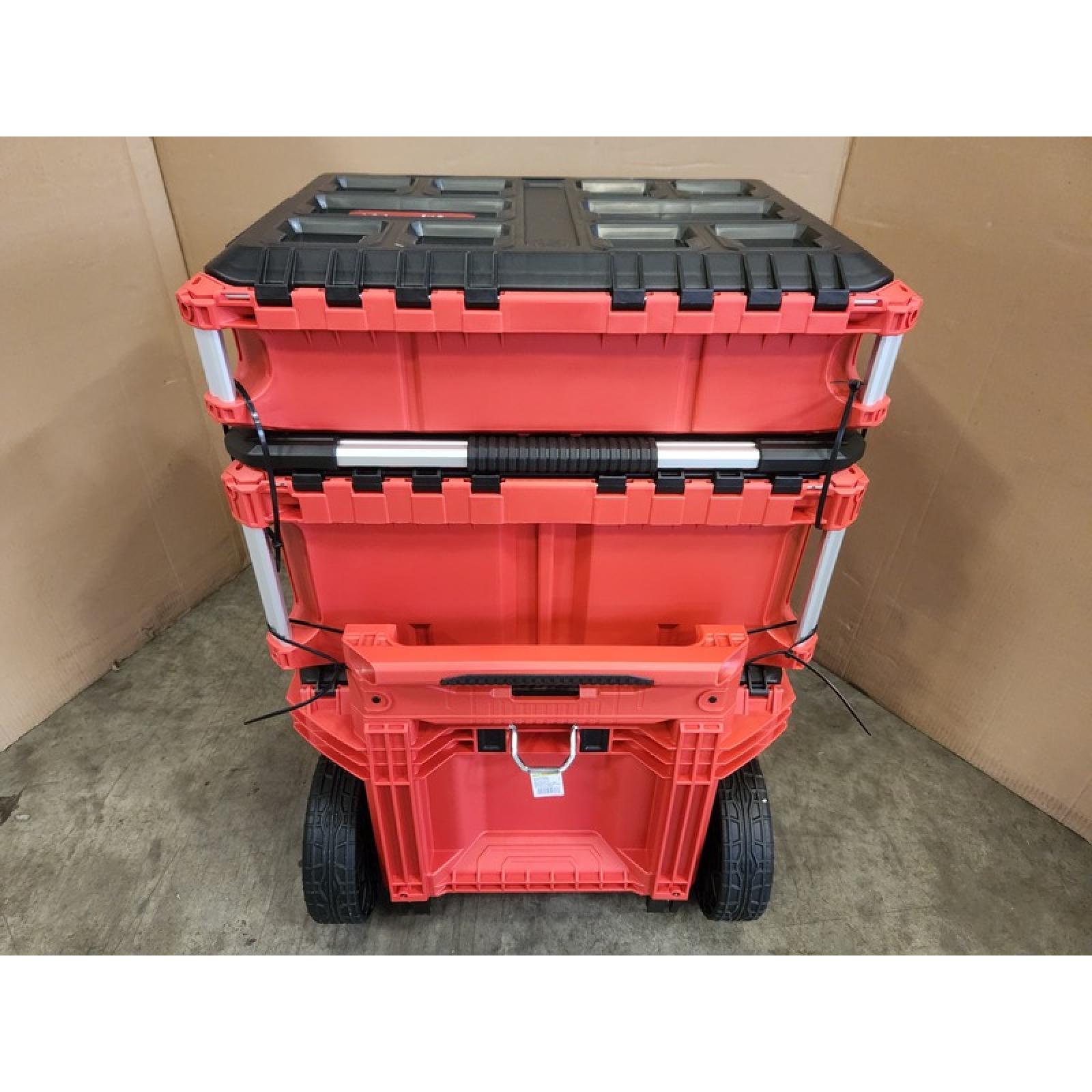 Phoenix NEW Milwaukee PACKOUT 22 in. Rolling Tool Box  22 in. Large Tool Box and 22 in. Medium Tool Box ProSystem Low Profile Handle