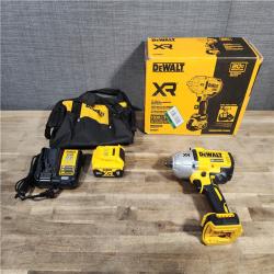 HOUSTON LOCATION - AS-IS (APPEARS LIKE NEW) Dewalt 20V MAX Lithium-Ion Cordless 1/2 in. Impact Wrench Kit