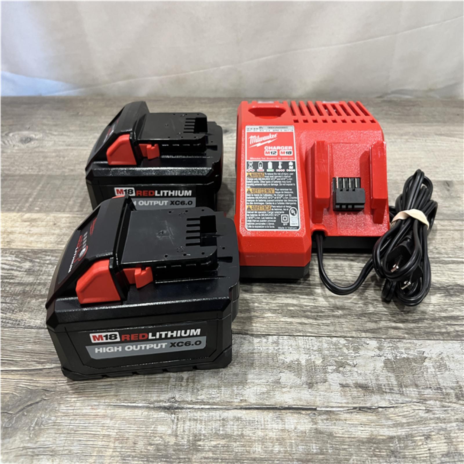 AS-IS Milwaukee 18-Volt Lithium-Ion High Output Starter Kit