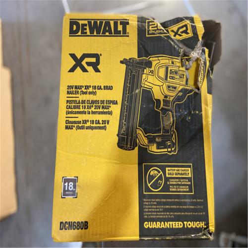 LIKE NEW! -  DEWALT 20V MAX XR Lithium-Ion Electric Cordless 18-Gauge Brad Nailer (Tool Only)