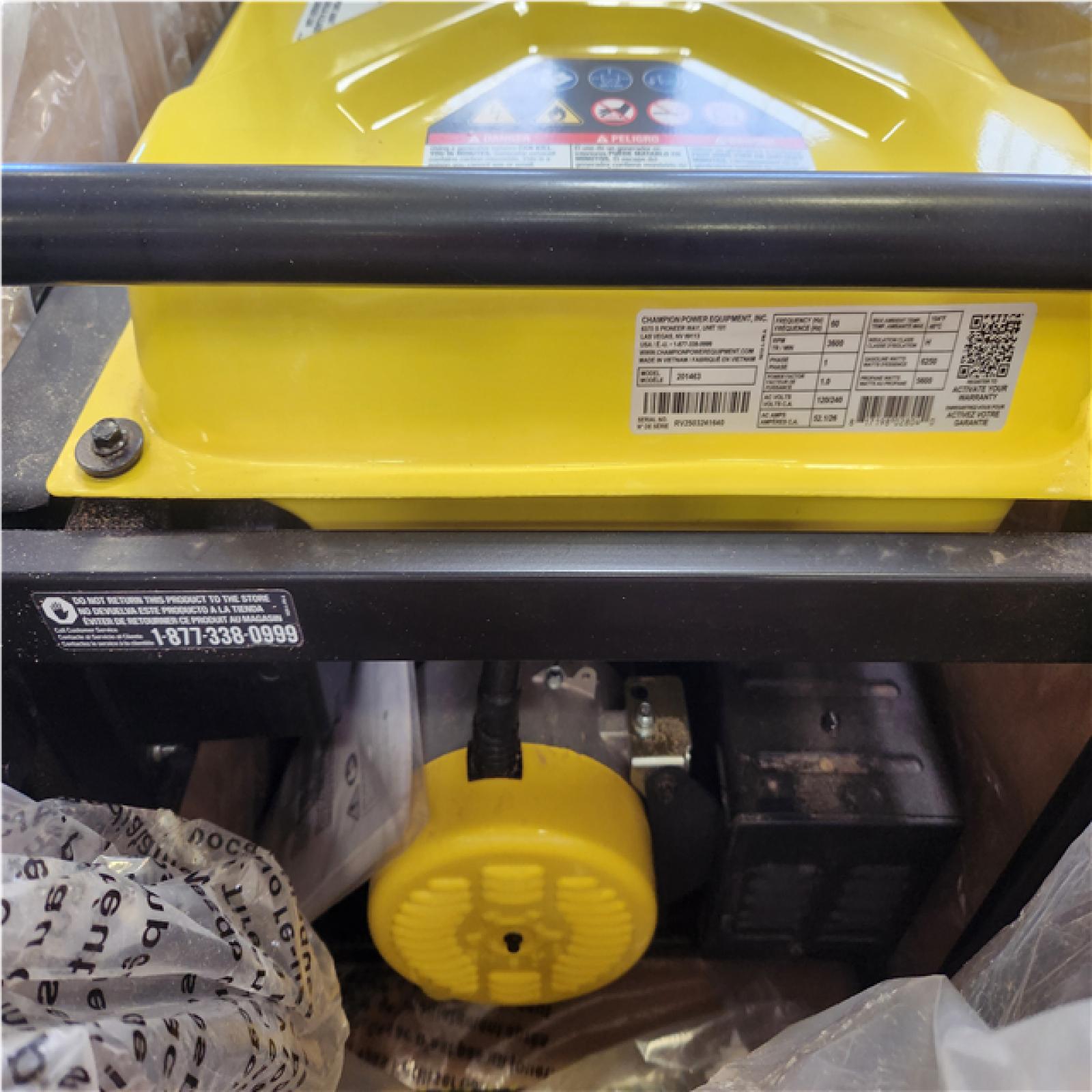 Phoenix LIKE NEW Champion Power Equipment 7850/6250-Watt Recoil Start Dual Fuel Portable Generator w/ Free 3-Year Warranty for Home Backup and Storm Prep