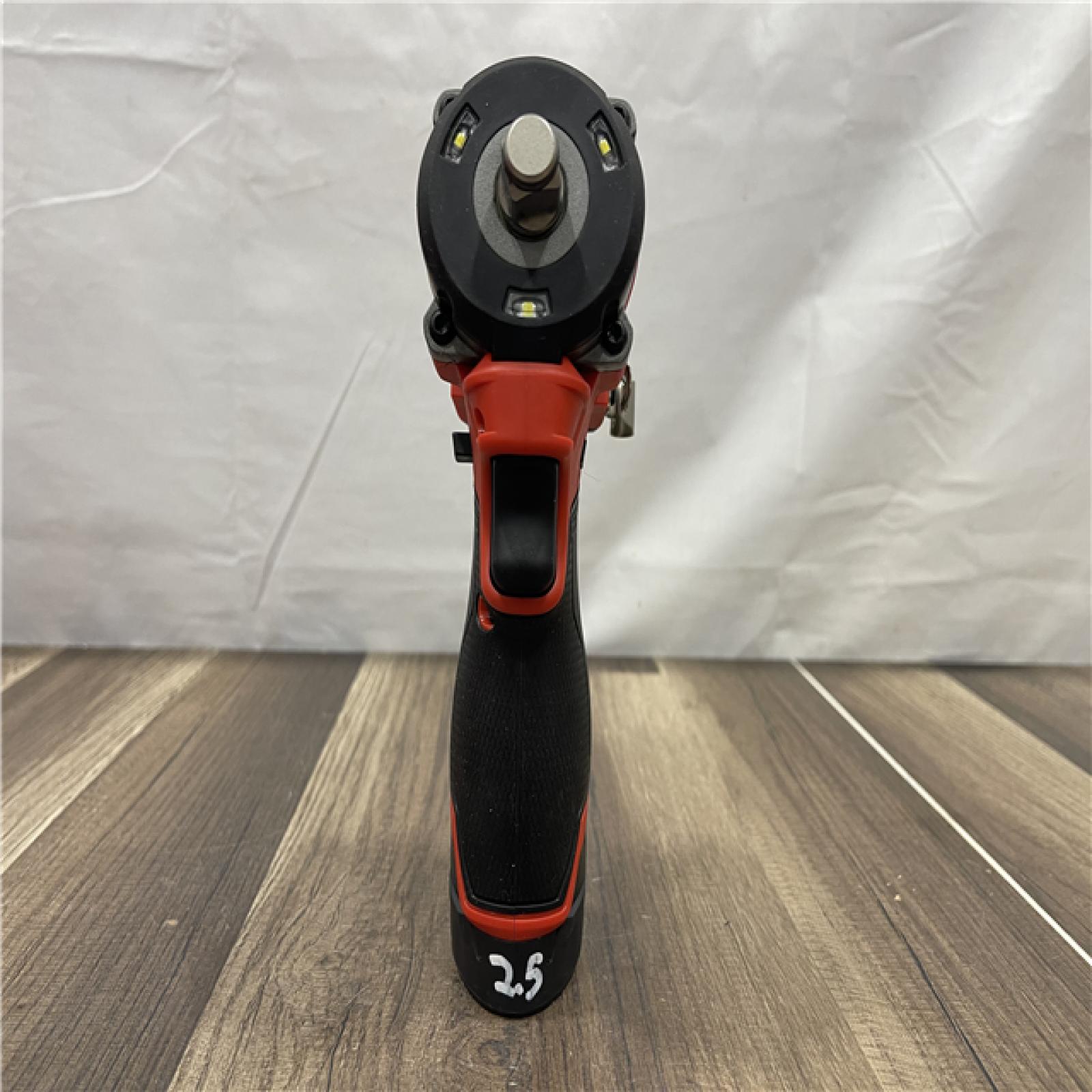 AS-IS- Milwaukee FUEL 12V Li-Ion Brushless Cordless Stubby 1/2 in. Impact Wrench Kit