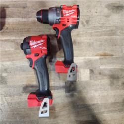 HOUSTON LOCATION - AS-IS MILWAUKEE FUEL 18V Lithium-Ion Brushless Cordless Hammer Drill and Impact Driver Combo Kit