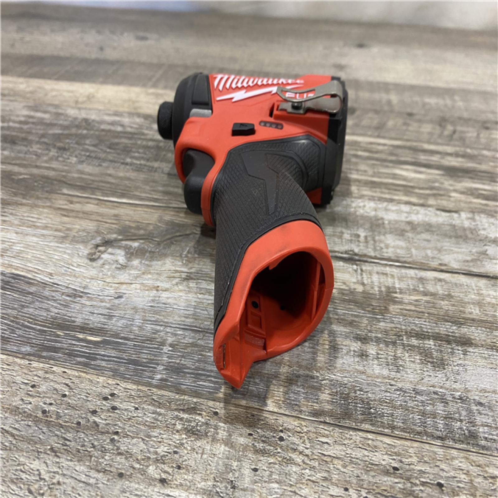 AS-IS Milwaukee FUEL 12V Lithium-Ion Brushless Cordless 1/4 in. Hex Impact Driver (Tool-Only)