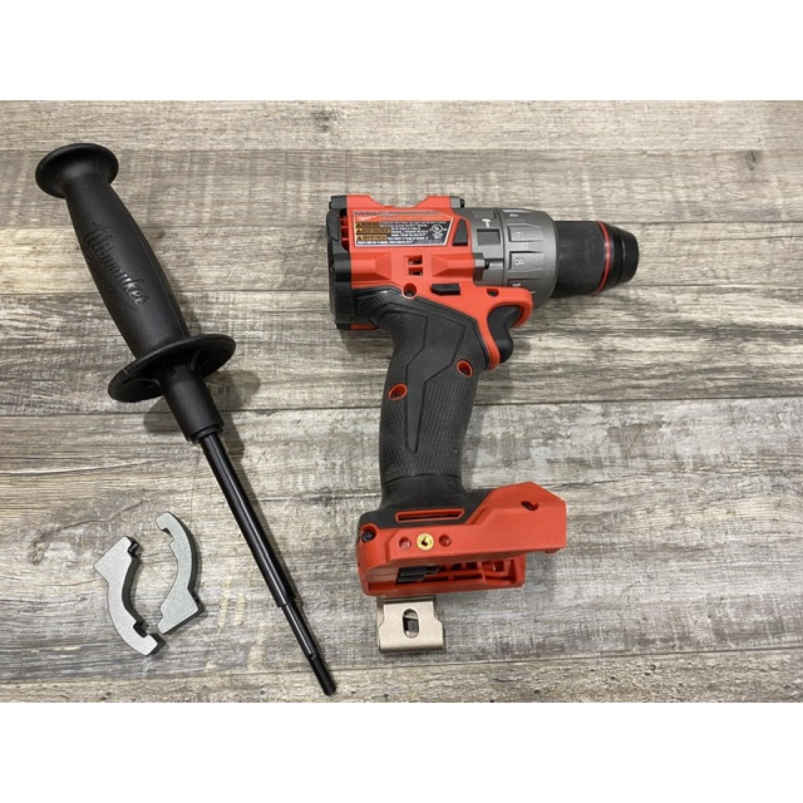 AS-IS Milwaukee FUEL 18V Lithium-Ion Brushless Cordless 1/2 in. Hammer Drill/Driver (Tool-Only)