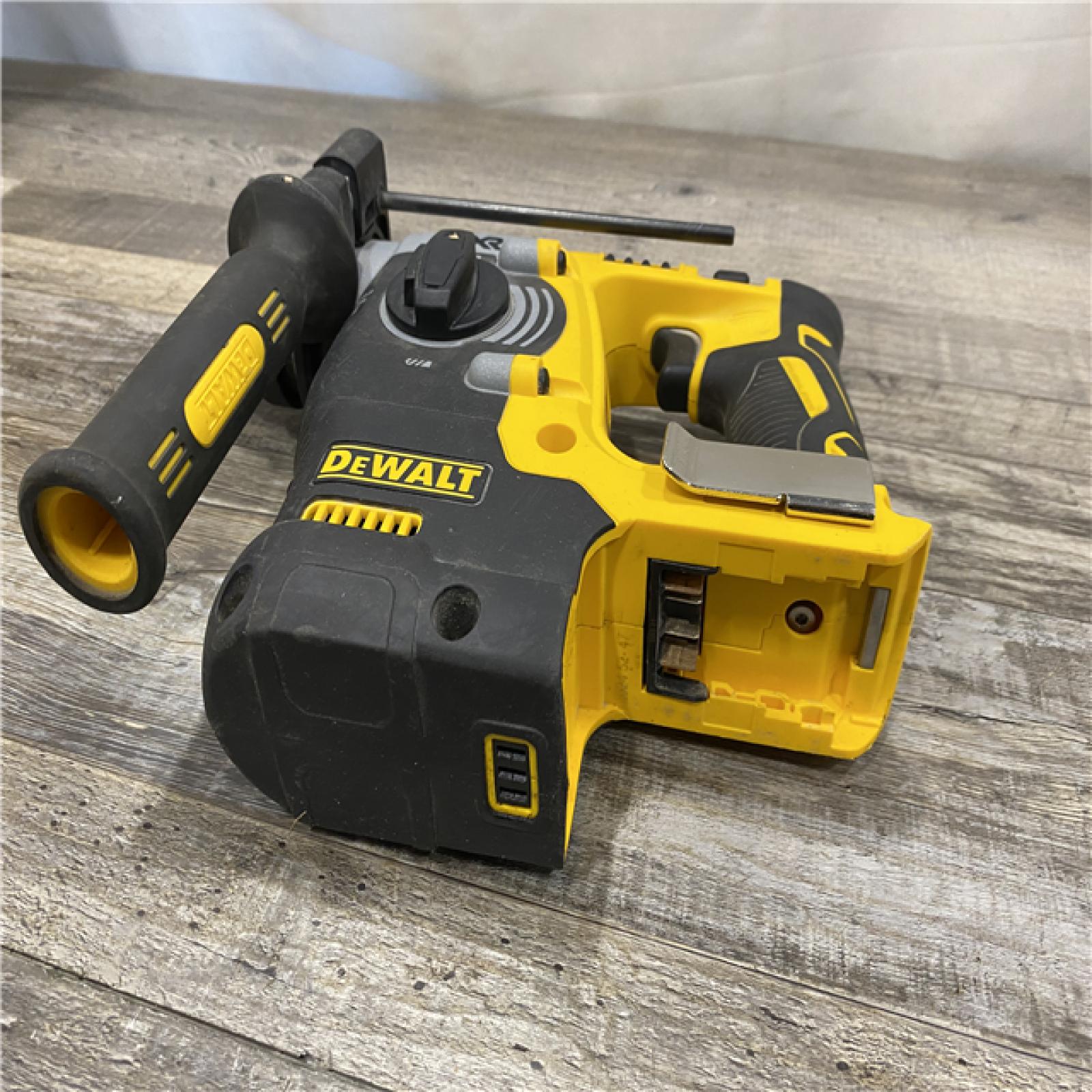 AS-IS DEWALT 20V MAX XR Cordless Brushless 1 in. SDS Plus L-Shape Rotary Hammer (Tool Only)