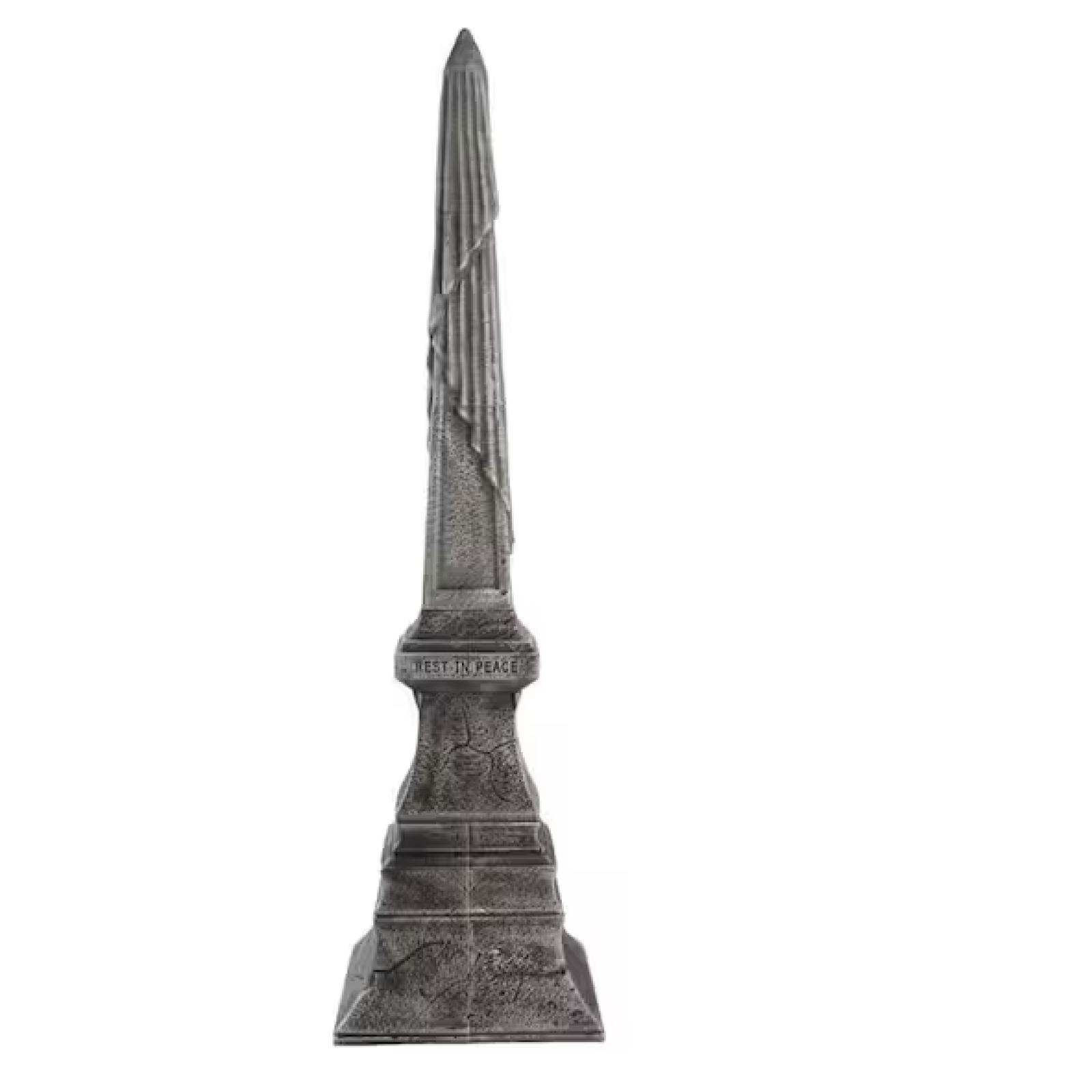 DALLAS LOCATION - Home Accents Holiday 8 ft. Grave & Bones Obelisk