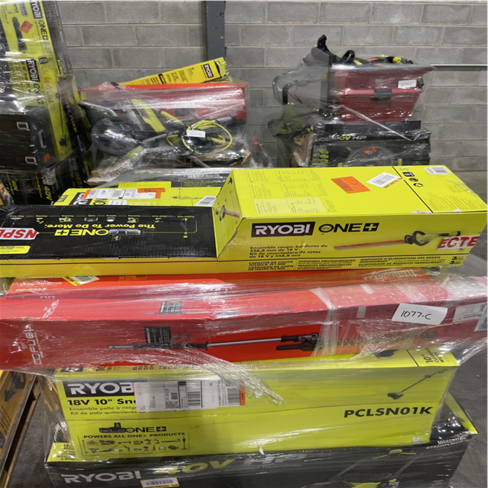 Pittston Location As-Is Power Tools Partial Truckload (11 Pallets) 1077-C