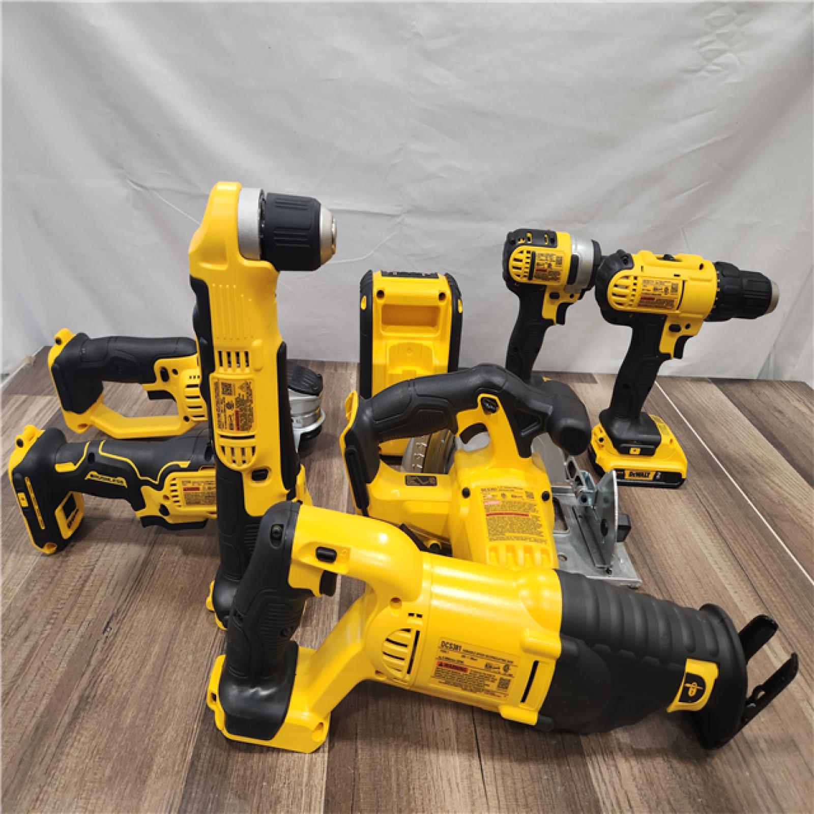 AS-IS- Dewalt 20V MAX 9-Tool Power-Tool Combo Kit W/ Soft Case Including 2 Batteries & Charger