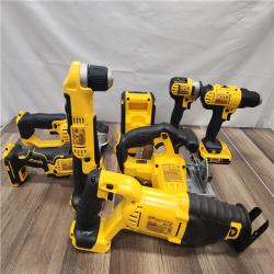 AS-IS- Dewalt 20V MAX 9-Tool Power-Tool Combo Kit W/ Soft Case Including 2 Batteries & Charger