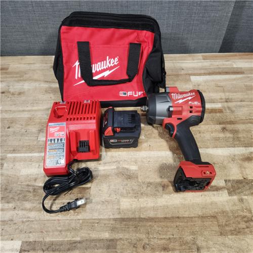 HOUSTON LOCATION - AS - IS Milwaukee FUEL 18V Lithium-Ion Brushless Cordless 1/2 in. Impact Wrench w/Friction Ring Kit