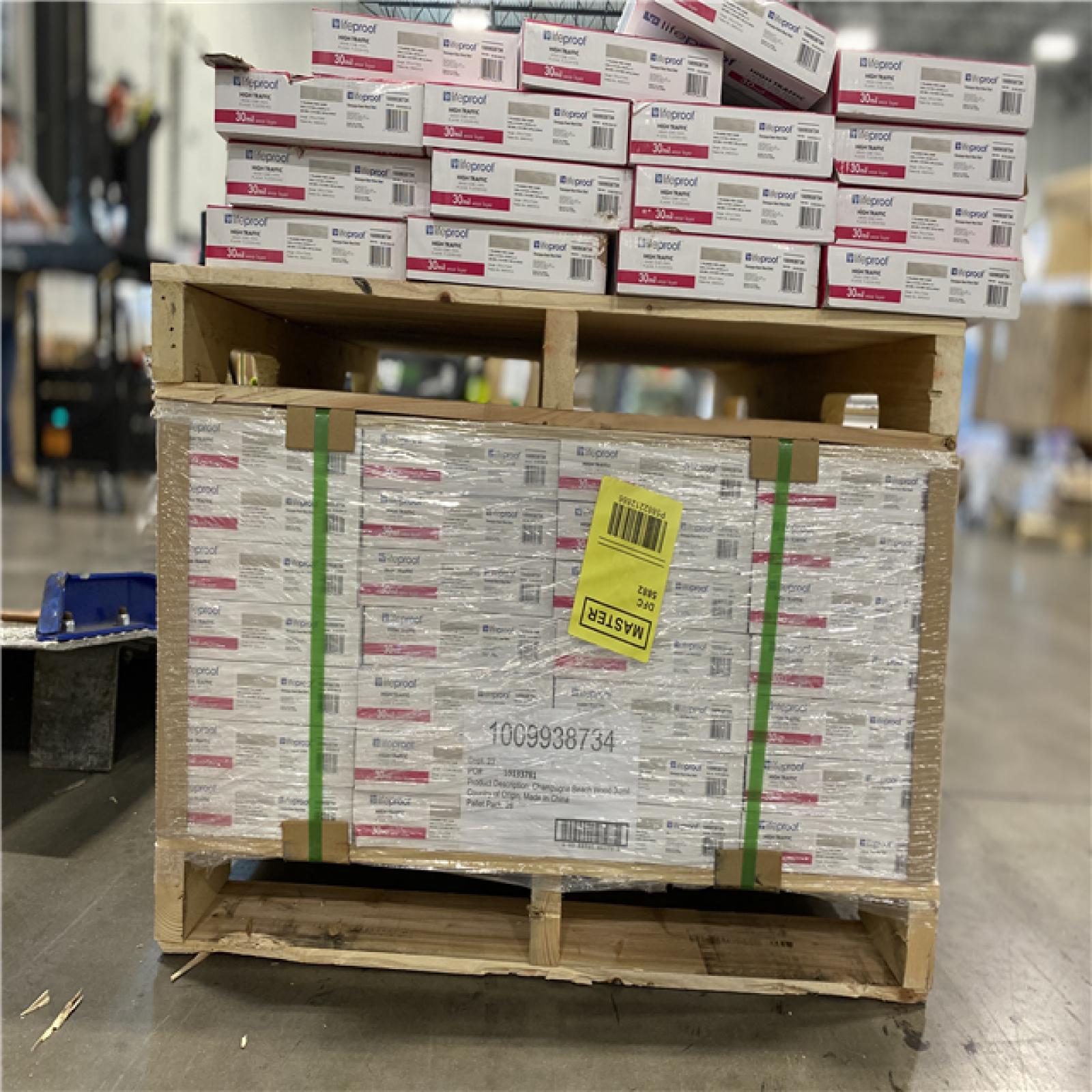 DALLAS LOCATION - Lifeproof Champagne Beach Wood 30 MIL x 8.7 in. W x 48 in. L Click Lock Waterproof Luxury Vinyl Plank Flooring  PALLET - (44 UNITS)