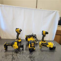 AS-IS- DEWALT 20V Lithium-Ion Cordless 6-Tool Combo Kit with 5.0 Ah and 2.0 Ah Batteries  Charger and Tough System 2.0 Rolling Toolbox