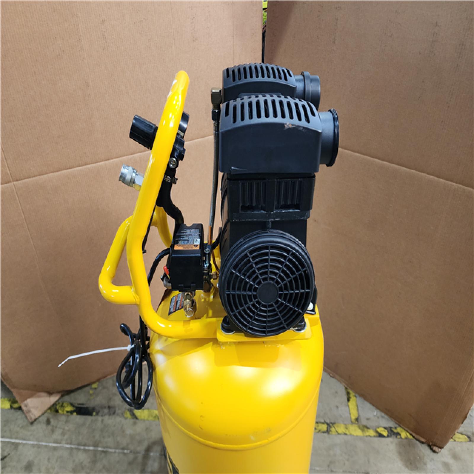HOUSTON LOCATION - AS-IS DEWALT 26 Gal. 175 PSI Ultra Quiet Portable Electric Air Compressor