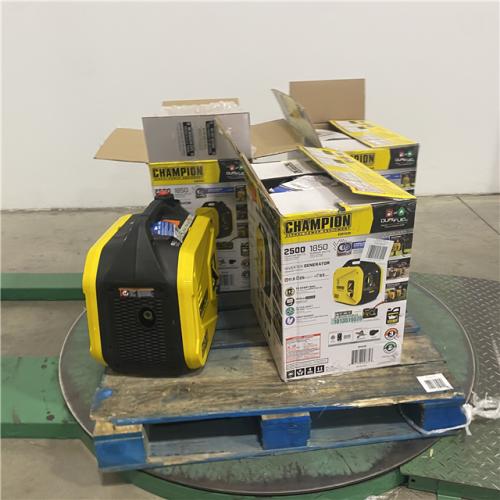 Dallas Location - As-Is Champion Power Equipment 2500/1850-Watt Fuel Gasoline Generator(Lot Of 4)