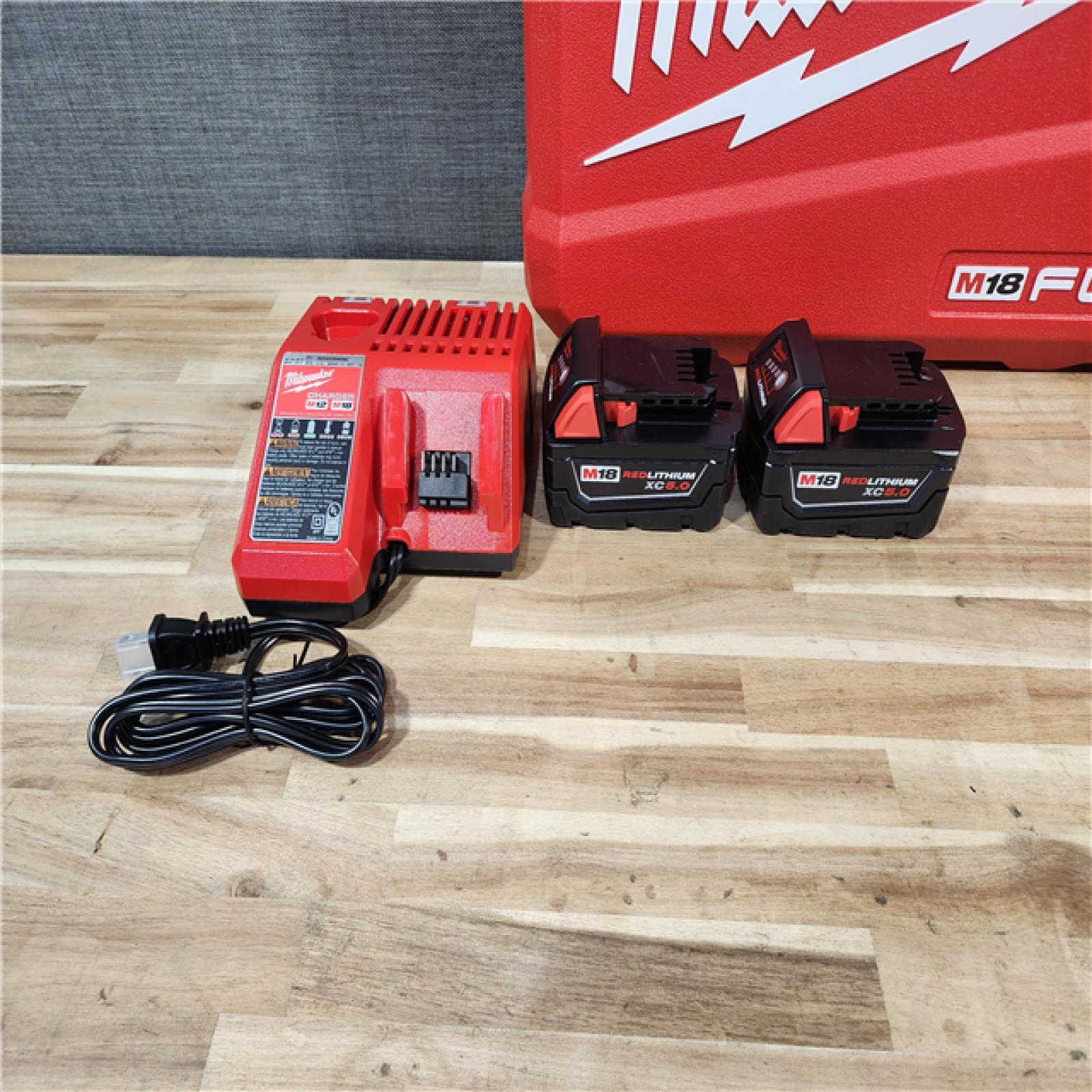 HOUSTON LOCATION - AS-IS (APPEARS LIKE NEW) Milwaukee FUEL 18V Lithium-Ion Brushless Cordless Hammer Drill and Impact Driver Combo Kit