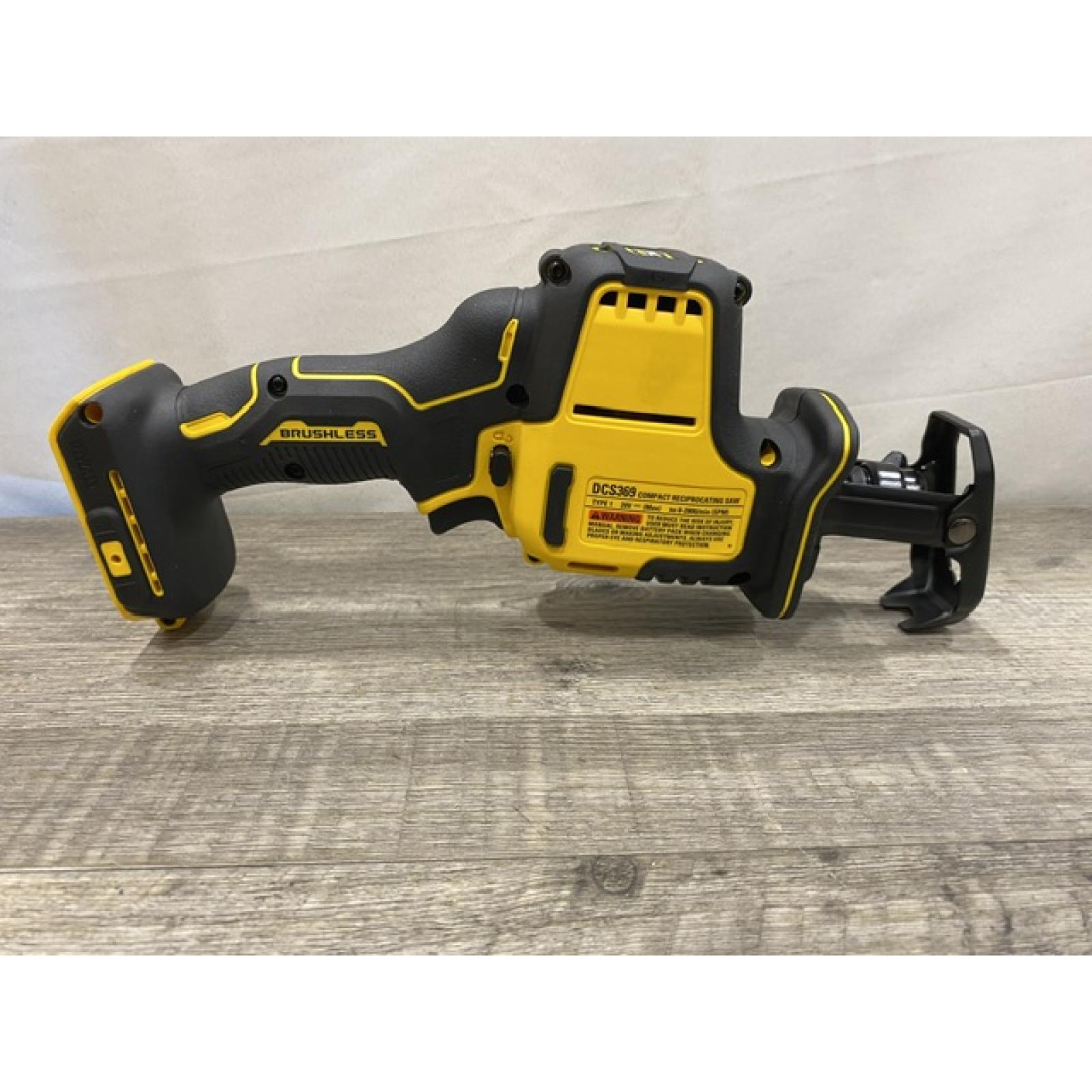 AS-IS DEWALT ATOMIC 20V MAX Cordless Brushless Compact Reciprocating Saw (Tool Only)