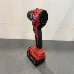 AS-IS - Milwaukee M18 18V Lithium-Ion Brushless Cordless 1/2 in. Compact Drill/Driver Kit