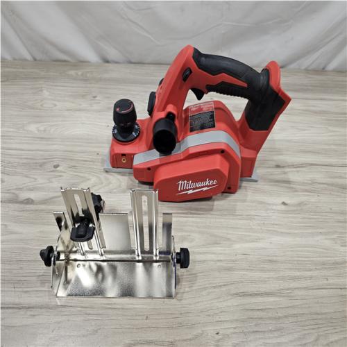 AS-IS Milwaukee 18V Lithium-Ion Cordless 3-1/4 in. Planer (Tool-Only)