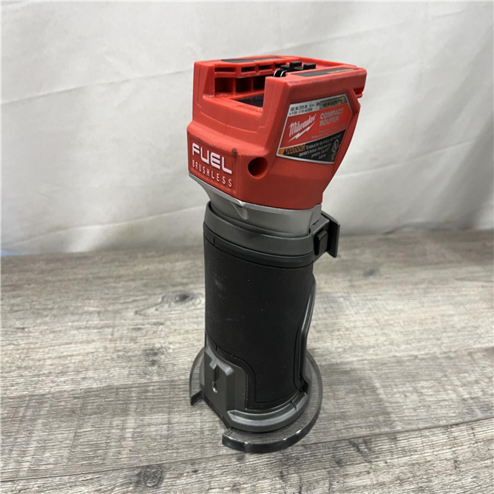 AS-IS Milwaukee FUEL 18V Lithium-Ion Brushless Cordless Compact Router (Tool-Only)