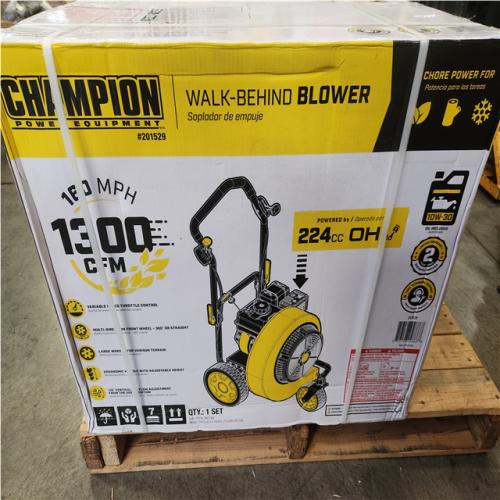 Phoenix NEW Champion Power Equipment 160 mph 224cc 1300 CFM Walk-Behind Gas Leaf Blower