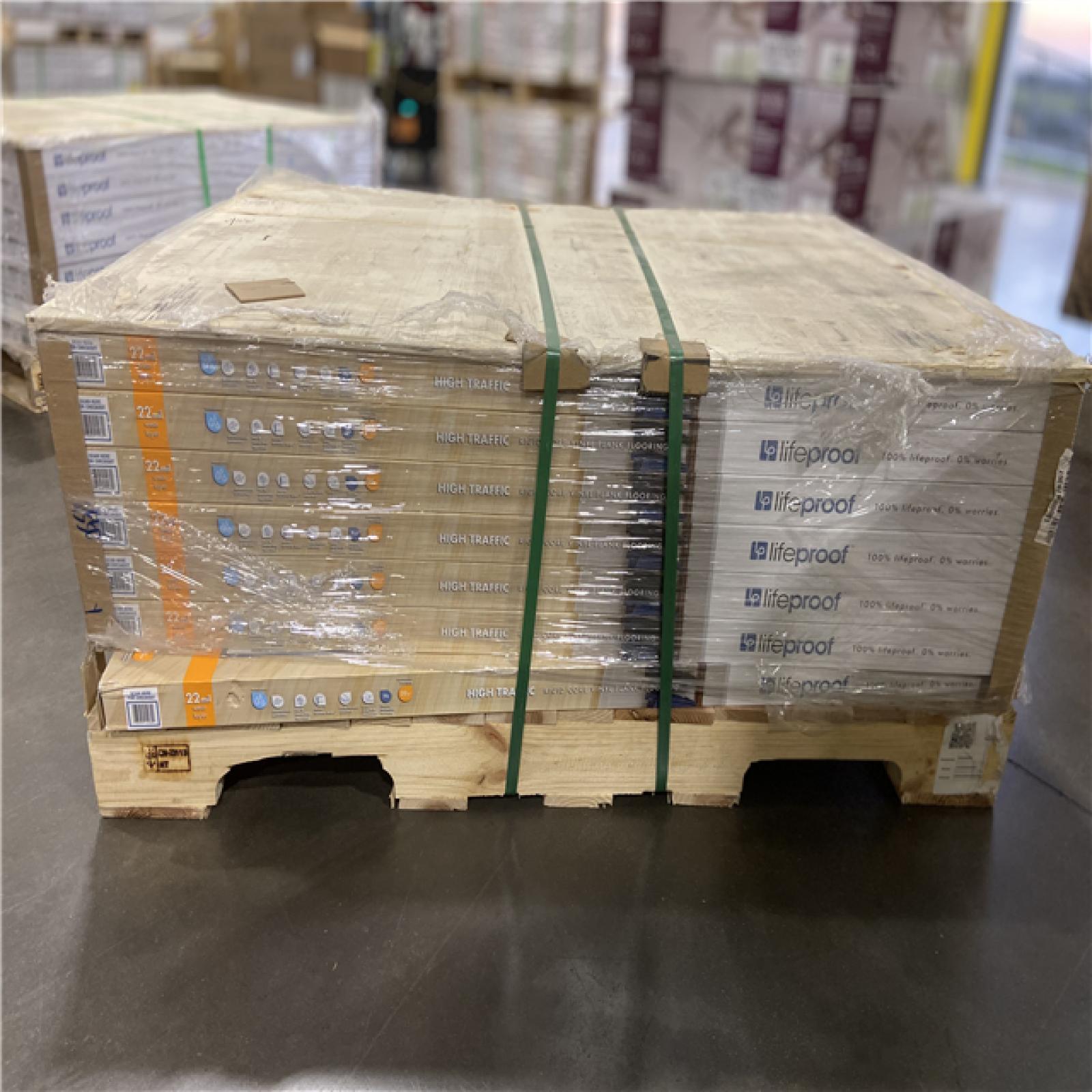 DALLAS LOCATION - Lifeproof Waukee Mill Maple 22 MIL x 8.7 in. W x 48 in. L Click Lock Waterproof Luxury vinyl Plank Flooring (20.1 sq. ft./Case) - 28 CASES