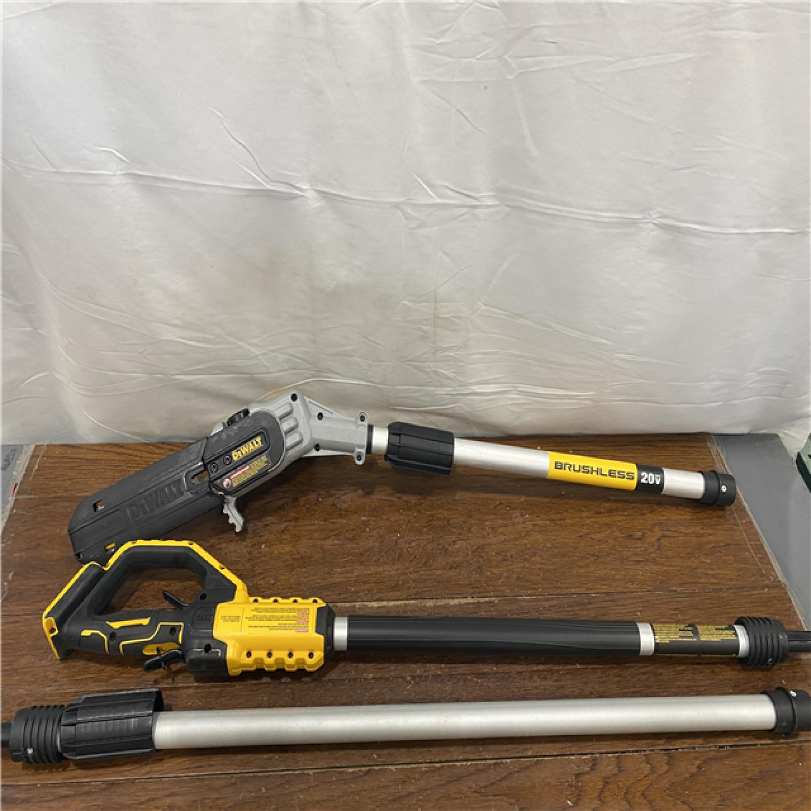 AS-IS DEWALT 20V MAX 8in. Brushless Cordless Battery Powered Pole Saw (Tool Only)