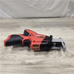 AS-IS Milwaukee 2420-21 12V 1.5Ah Cordless Straight Handle Reciprocating Saw Kit