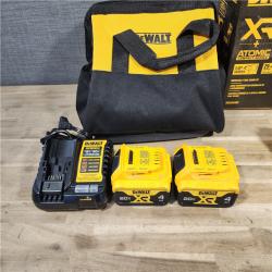 HOUSTON LOCATION - AS-IS DEWALT 20V MAX XR Hammer Drill and ATOMIC Impact Driver 2 Tool Cordless Combo Kit with (2) 4.0Ah Batteries, Charger, and Bag