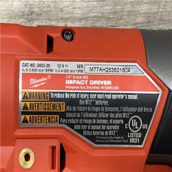 AS-IS Milwaukee FUEL 12-Volt Lithium-Ion Brushless Cordless Hammer Drill and Impact Driver Combo Kit