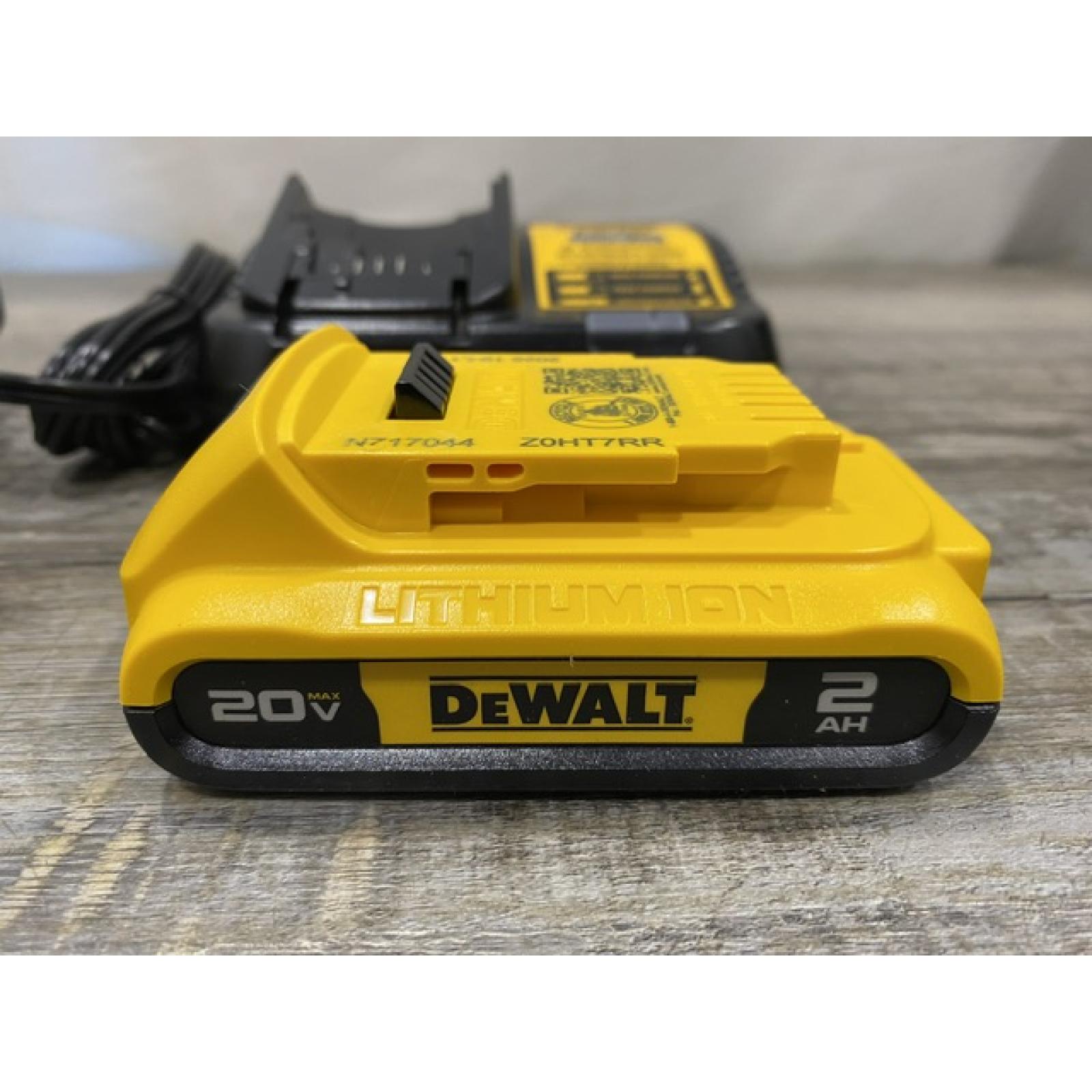 AS-IS DEWALT Atomic 20V Lithium-Ion Cordless Compact 1/2 in. Drill/Driver Kit