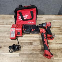 HOUSTON LOCATION - AS - IS Milwaukee 2 Tool Combo Kit W/ (2) Battery & Charger