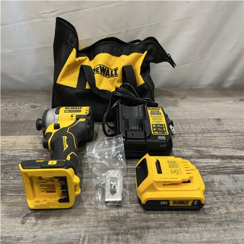 AS-IS DEWALT Atomic 20V Max Lithium-Ion Brushless Cordless Compact 1/4 in. Impact Driver Kit
