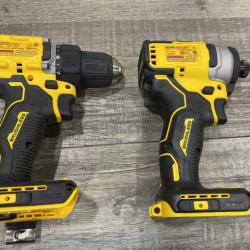 AS-IS DEWALT ATOMIC 20-Volt MAX Lithium-Ion Cordless Combo Kit