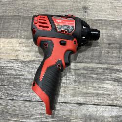 AS-IS Milwaukee 12V Lithium-Ion Cordless 1/4 in. Hex Screwdriver Kit