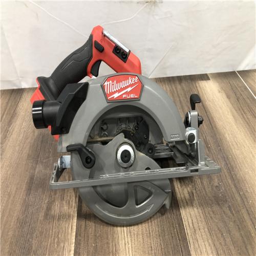 AS-IS Milwaukee FUEL 18V Lithium-Ion Brushless Cordless 7-1/4 in. Circular Saw (Tool-Only)
