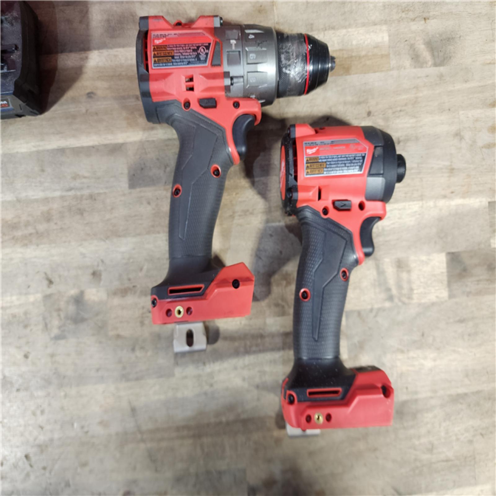 HOUSTON LOCATION - AS-IS MILWAUKEE FUEL 18V Lithium-Ion Brushless Cordless Hammer Drill and Impact Driver Combo Kit (2-Tool) with 2 Batteries