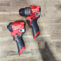 HOUSTON LOCATION - AS-IS Milwaukee 3497-22 12V Brushless Hammer Drill and Impact Driver Combo Kit