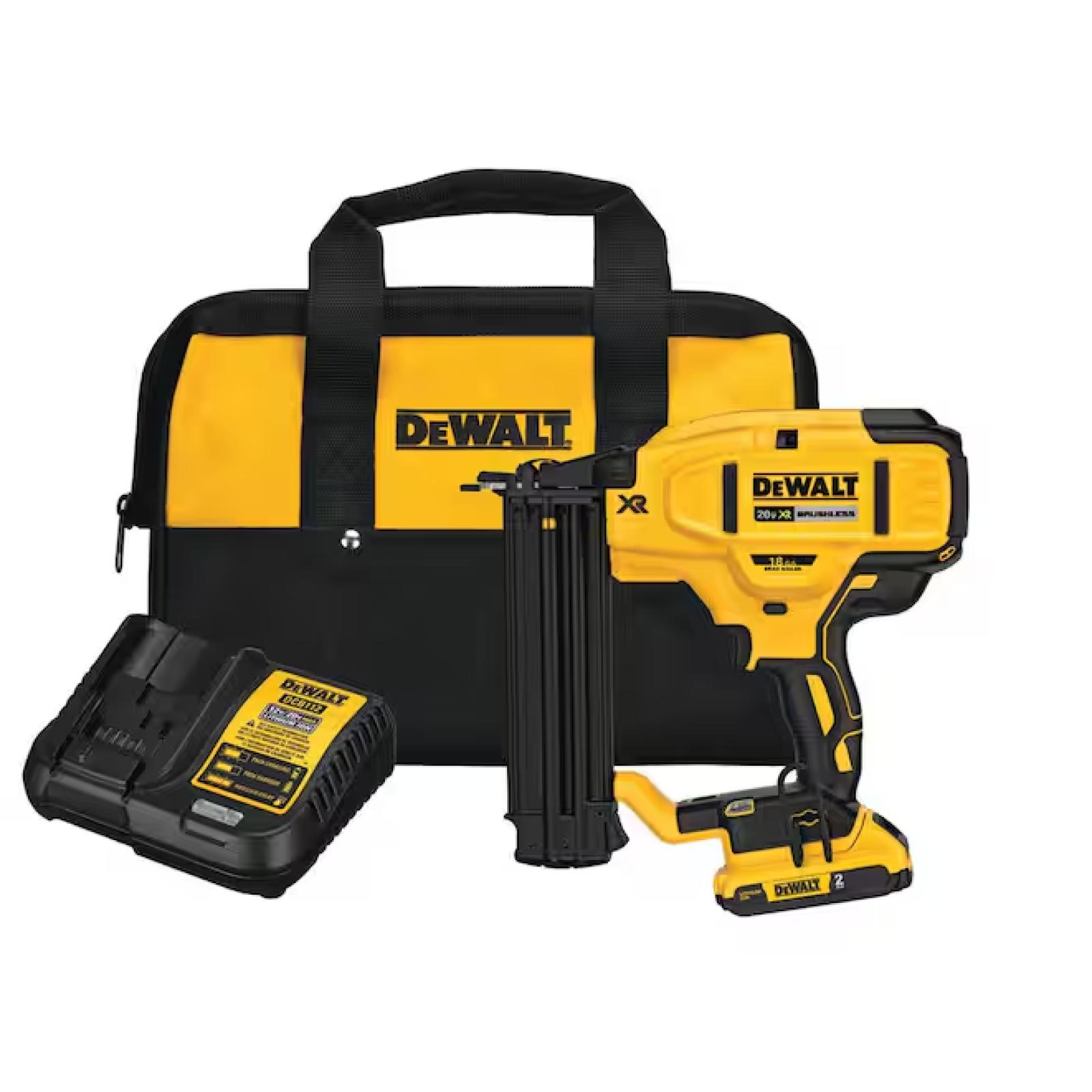 DALLAS LOCATION- DEWALT 20 V MAX 18 GA. BRAD NAILER KIT PALLET( 7 UNITS)